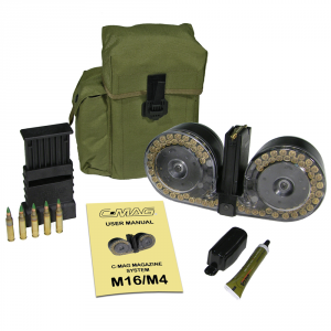 **AR15 M16 M4 Beta 100 Round C-MAG System  - Clear Cover OD Pouch